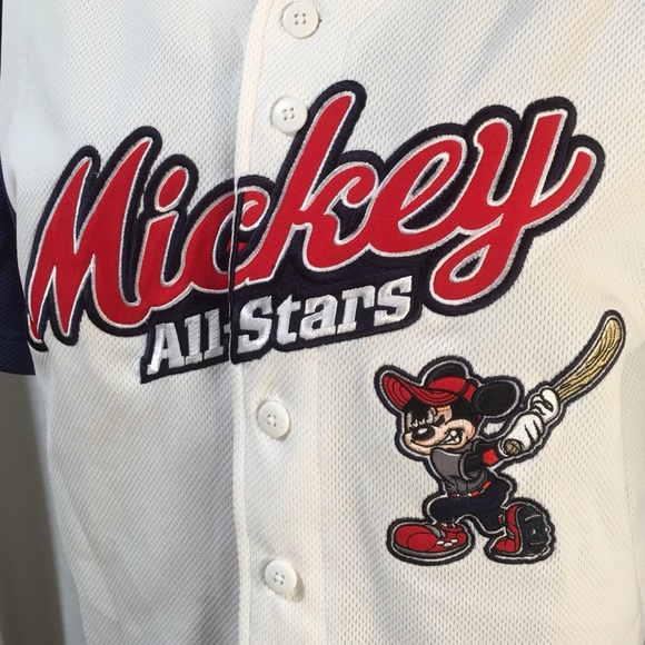 *Mickey Mouse All Stars* Baseball shirt. Rare - Picture 7 of 13